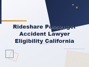 Rideshare Passenger Accident Rights in California