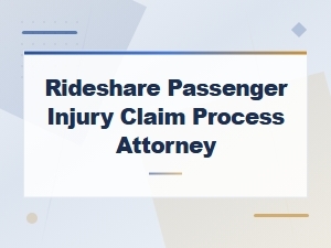 California Rideshare Passenger Injury Claim Guide