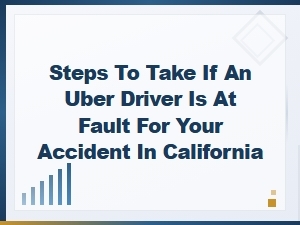 What to Do After an Uber Driver Causes Your Ca Accident